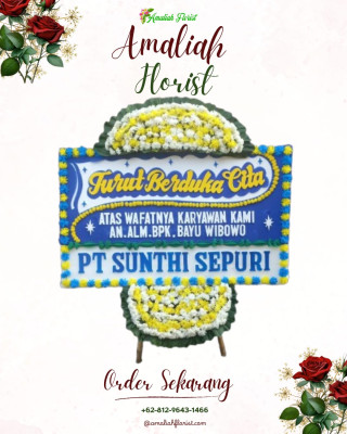 Papan Bunga Duka di Tlogoadi