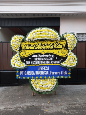 Papan Bunga Duka di Tlogoadi